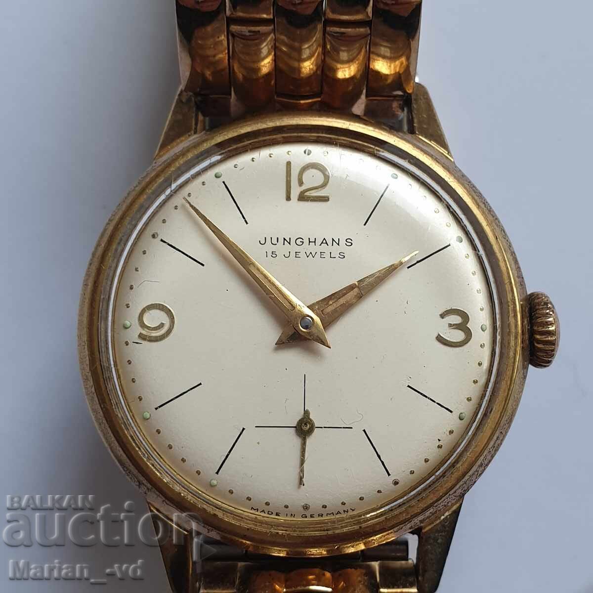 Ceas de mână bărbătesc Junghans 16 jewels - 6