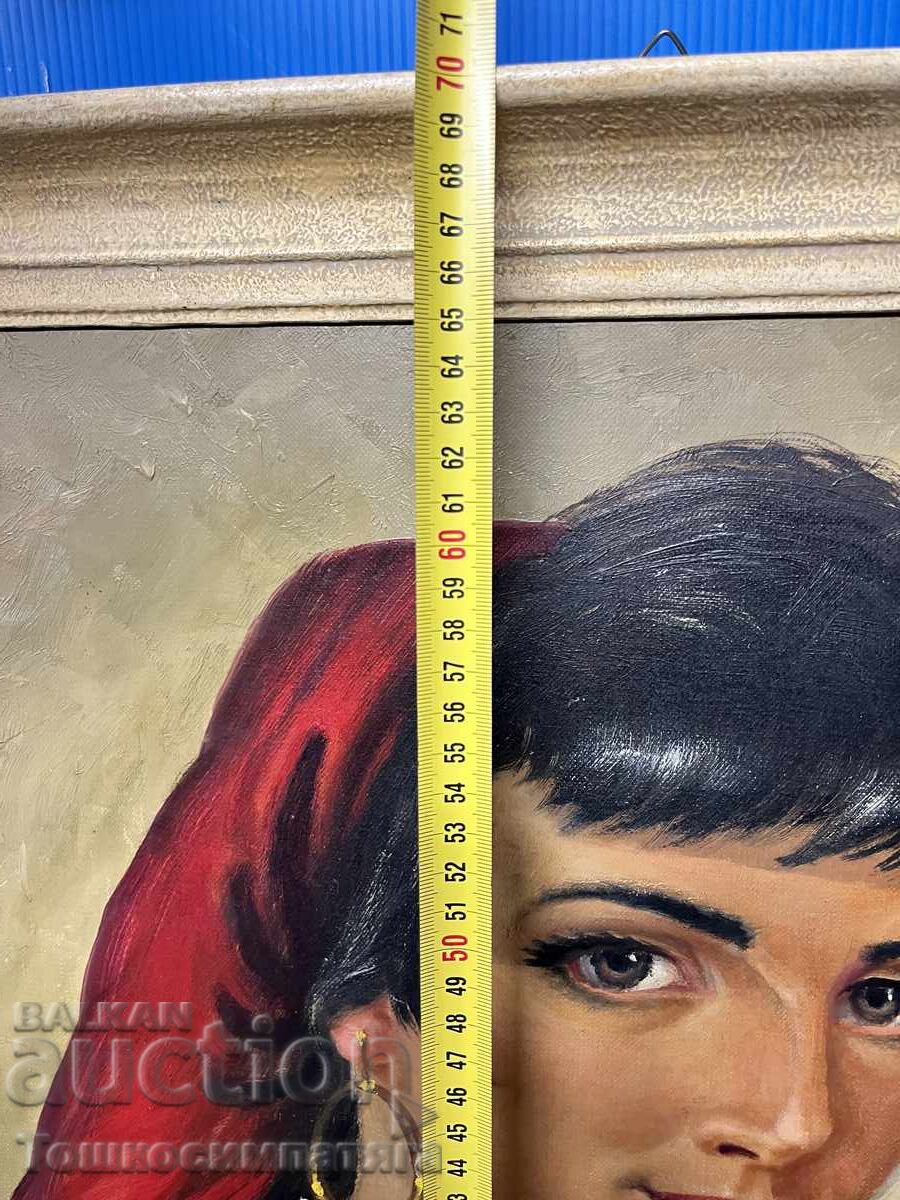 Παράδοση Πορτρέτο ζωγραφικής όμορφης γυναίκας