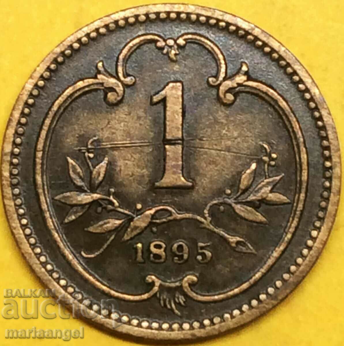 1 Heller 1895 Austria Ungaria