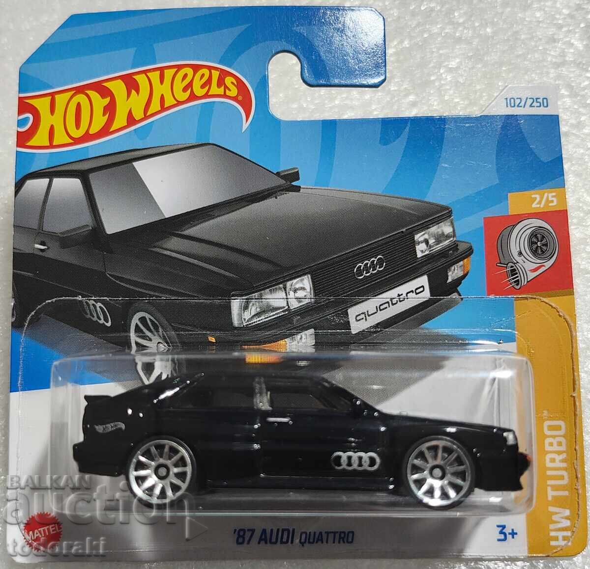 Hot Wheels 87 Audi Quattro Mașinuță Hot Wheels 1:64 Audi Quattro