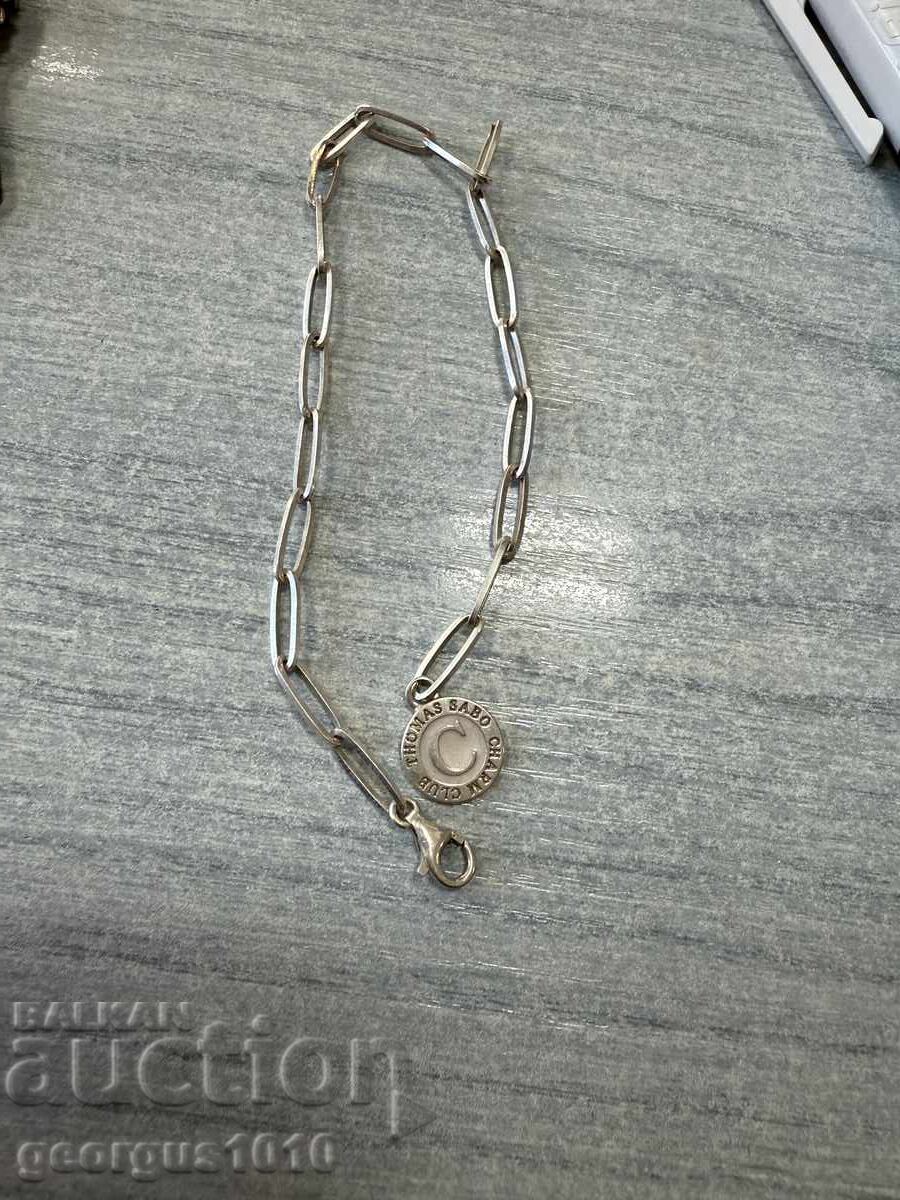 Σχεδιασμένο ασημένιο βραχιόλι Thomas Sabo №7526 με τιμή 70.00 BGN | € 35.79