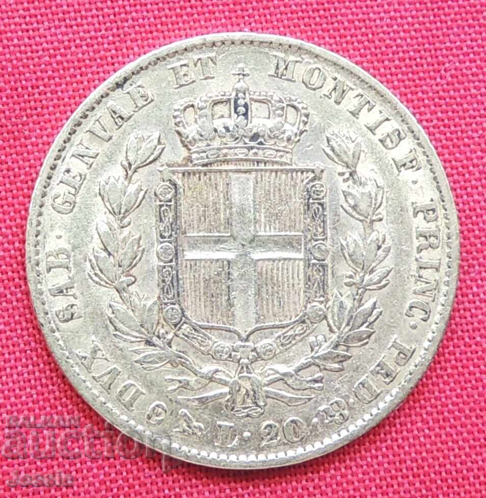 20 Λίρες 1835 Γένοβα Ιταλία ( 20 liri Italiya ) (χρυσός)