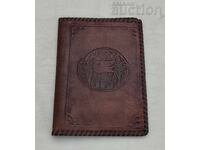 Copertă de carte din piele naturală