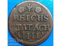 Aachen 4 Hellera 1757 Germania