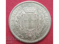 20 Lire 1851 Genova Italia ( 20 liri Italia ) (zlato )