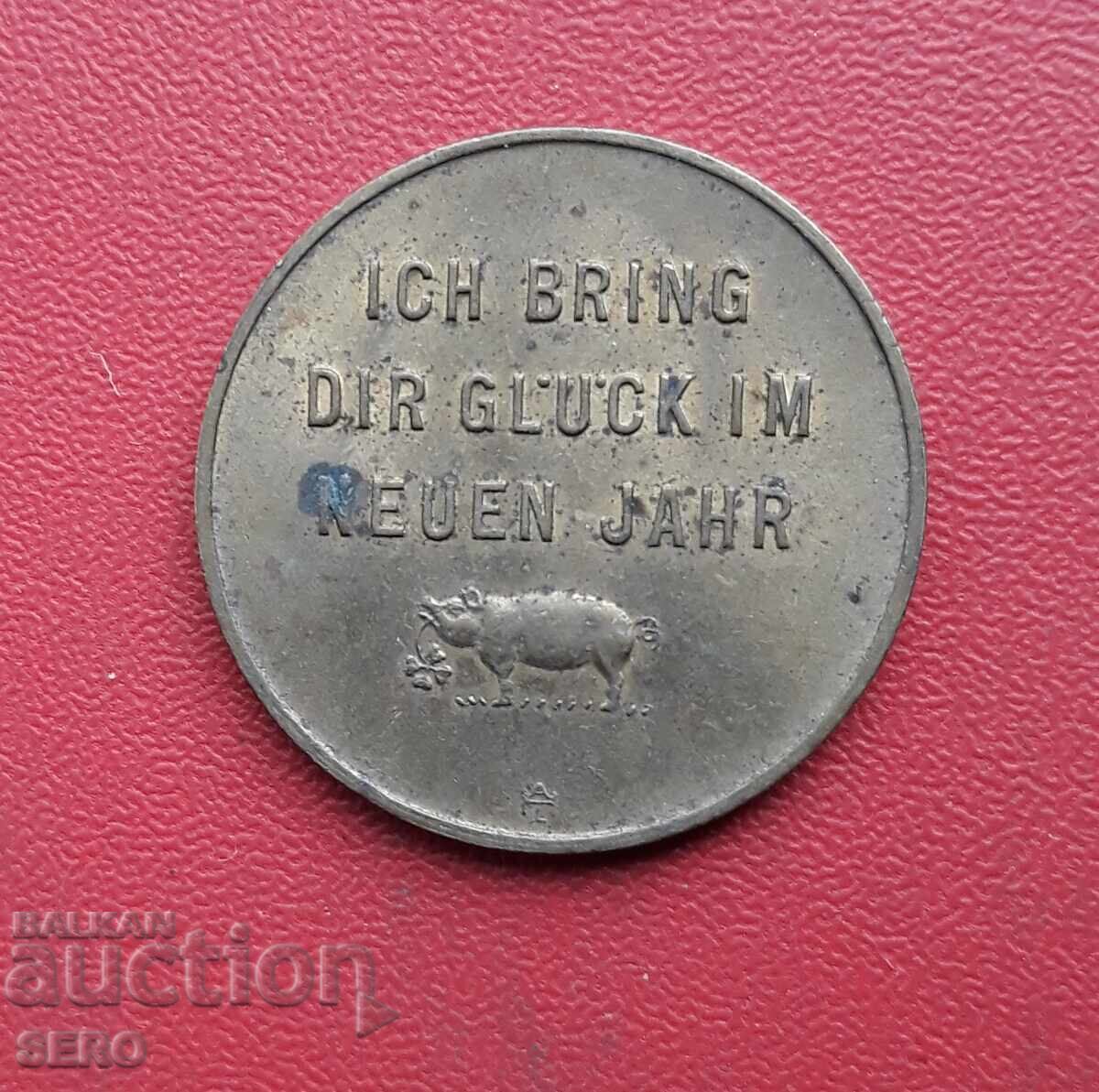 Μετάλλιο-Αυστρία-πλακέτα για καλή τύχη τη νέα χρονιά Μετάλλιο-Αυστρία-πλακέτα για καλή τύχη τη νέα χρονιά