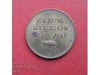 Μετάλλιο-Αυστρία-πλακέτα για καλή τύχη τη νέα χρονιά