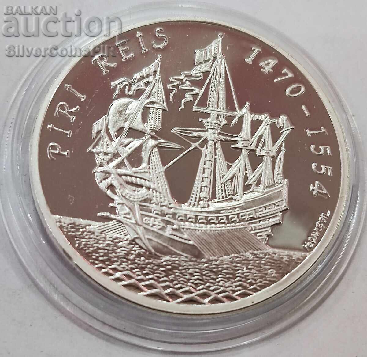 Silver 50000 Lira Ship Piri Reis 1995 Turkey with price 92.00 BGN | € 47.04 Silver 50000 Lira Ship Piri Reis 1995 Turkey with price 92.00 BGN | € 47.04