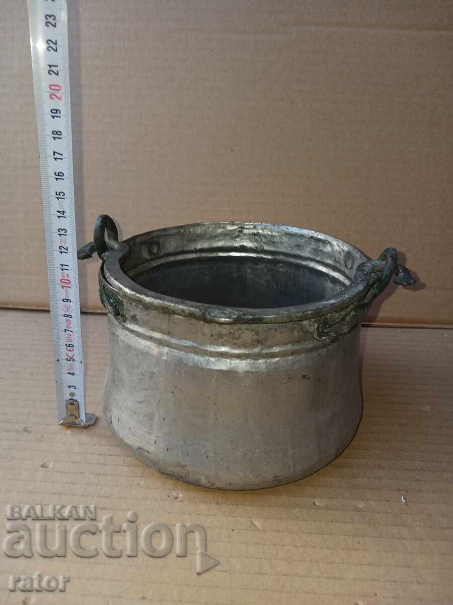 Πολύ παλιό χάλκινο, χάλκινο καζάνι, κανάτι, κανάτα - 5 Πολύ παλιό χάλκινο, χάλκινο καζάνι, κανάτι, κανάτα - 5