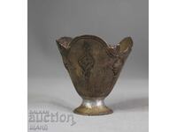 Zarf vechi renascentist, ceșcuță pentru ou, săcâciun