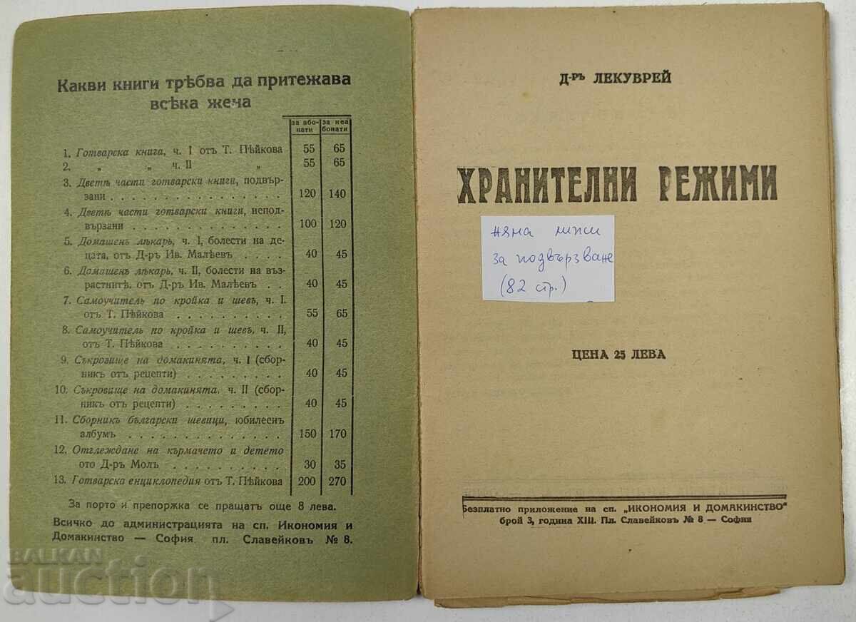 ХРАНИТЕЛНИ РЕЖИМИ с цена 25.00 лв. | € 12.78