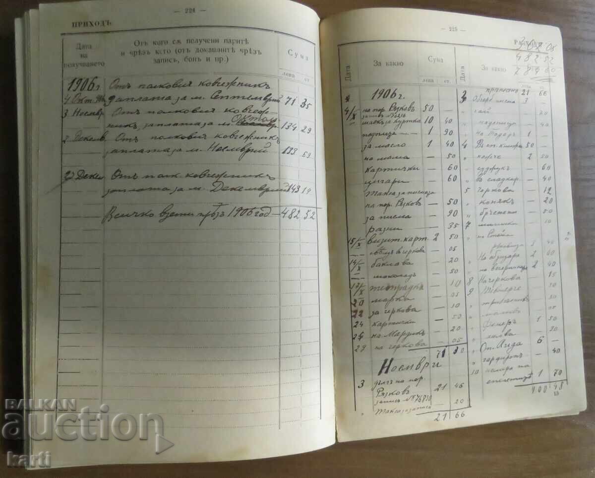 1904 - 1906 - ȘCOALA MILITARĂ - JUNKER PETROV - JURNALUL 2 - 5