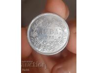 2 lei 1923 monedă Bulgaria