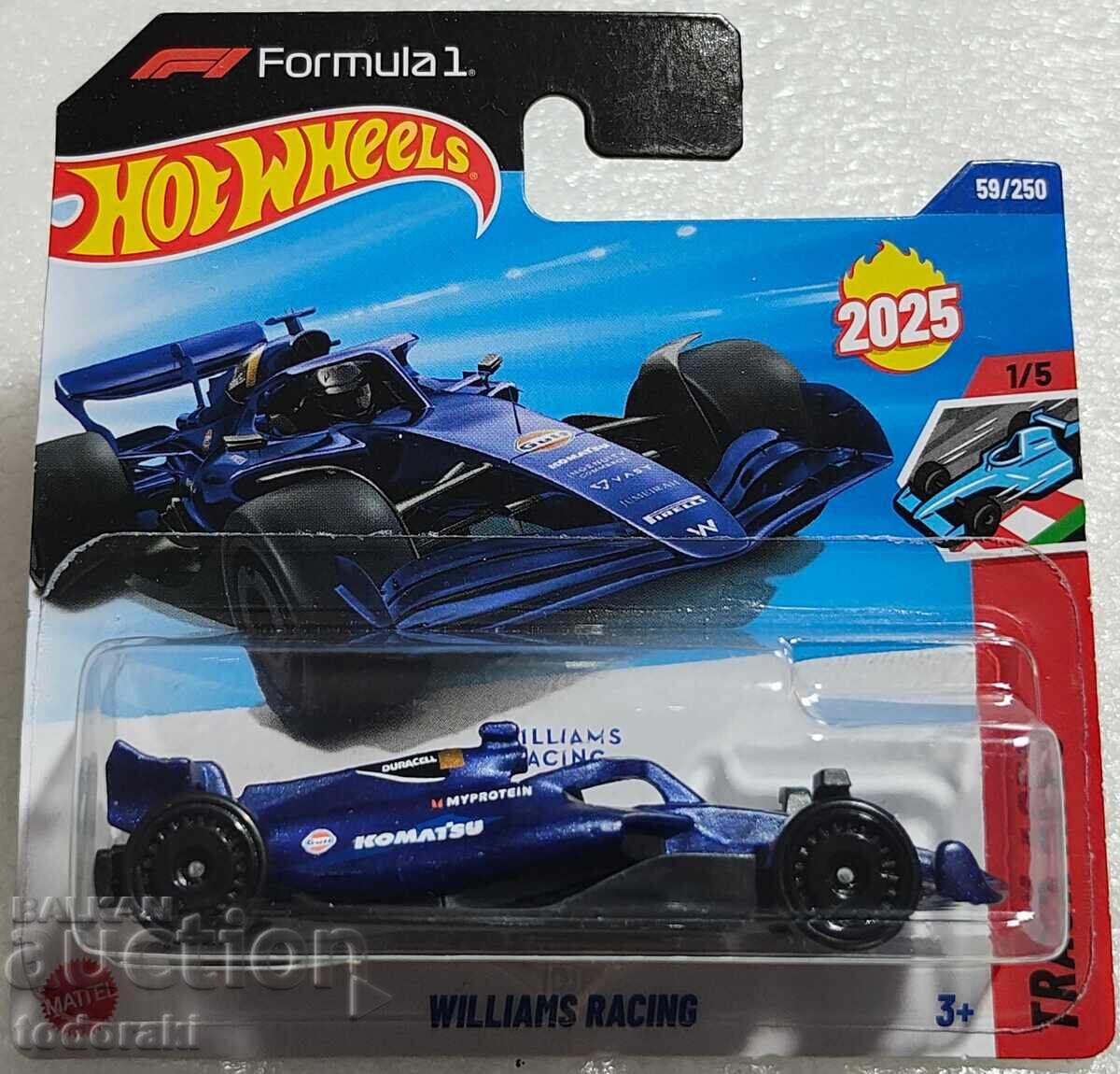 Hot Wheels Formula 1 Williams Racing 1:64 Williams Formula 1 Hot Wheels Formula 1 Williams Racing 1:64 Williams Formula 1
