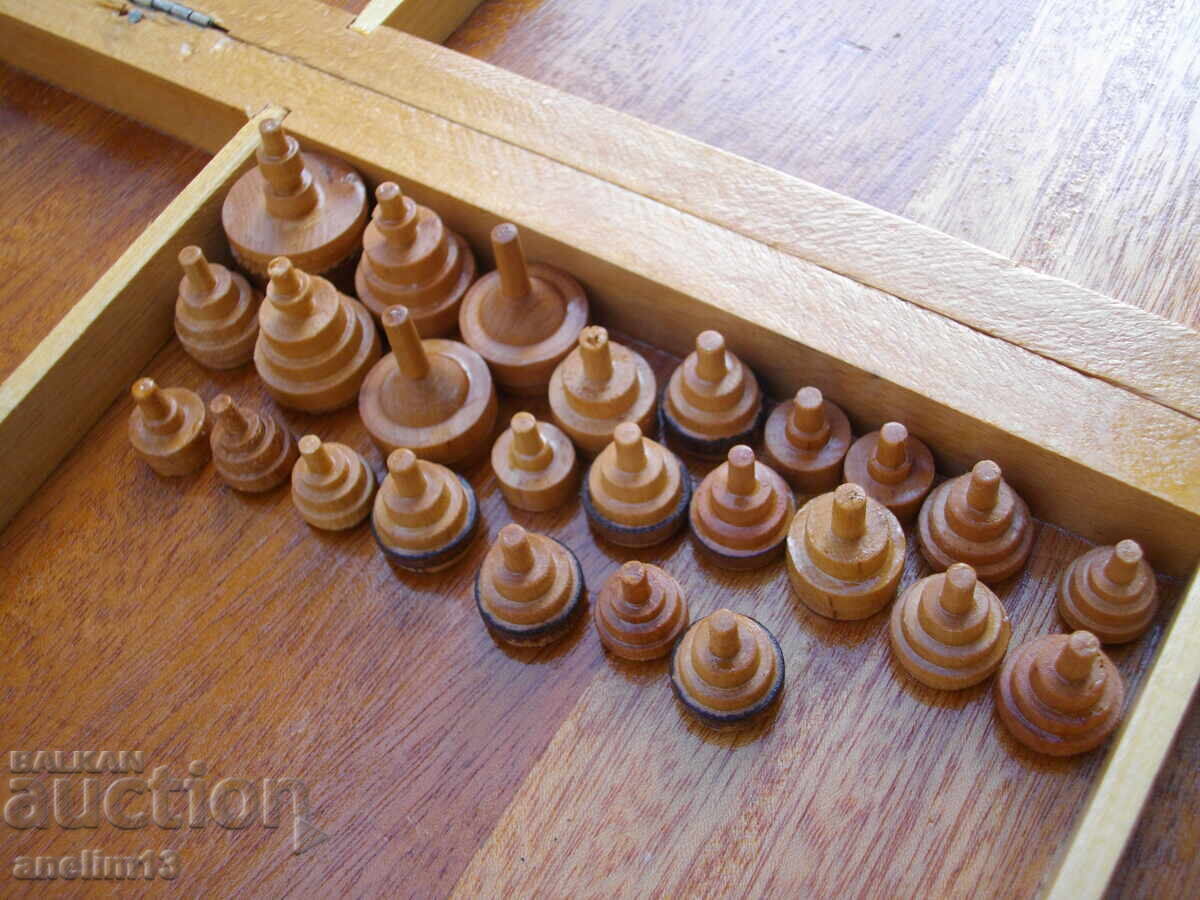 OLD WOODEN GAME SIMILAR TO CHESS with price 65.00 BGN | € 33.23