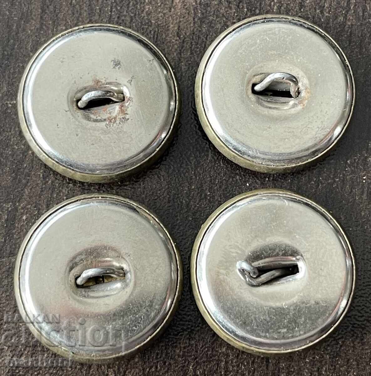6238 Bulgaria 4 bucăți butoane mari BGA Balcan anii '70 cu preț 20.00 BGN | € 10.23