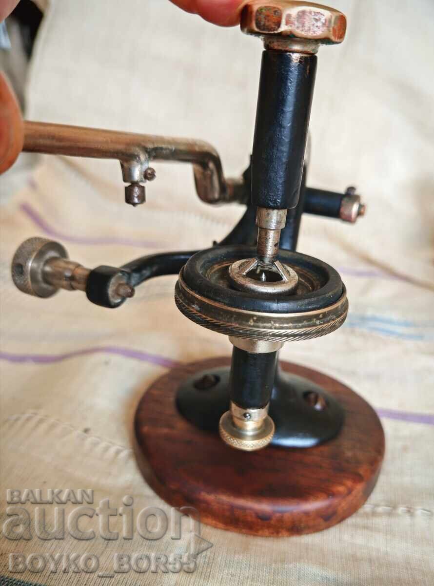 Παράδοση Σούπερ Σπάνιο Μηχάνημα Κοπής Γυαλιού για Ρολόγια 19ου αιώνα Παράδοση Σούπερ Σπάνιο Μηχάνημα Κοπής Γυαλιού για Ρολόγια 19ου αιώνα