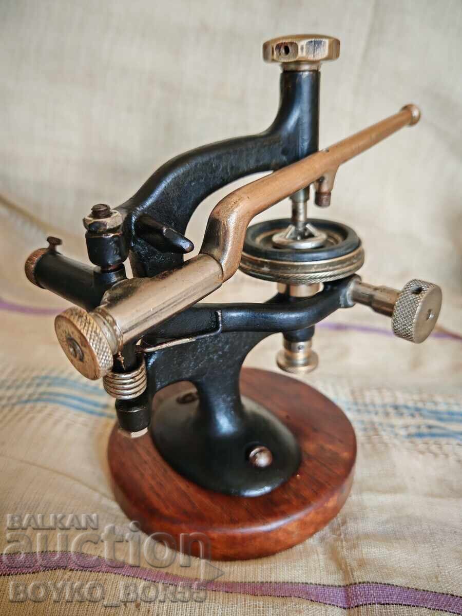 Σούπερ Σπάνιο Μηχάνημα Κοπής Γυαλιού για Ρολόγια 19ου αιώνα - 6 Σούπερ Σπάνιο Μηχάνημα Κοπής Γυαλιού για Ρολόγια 19ου αιώνα - 6