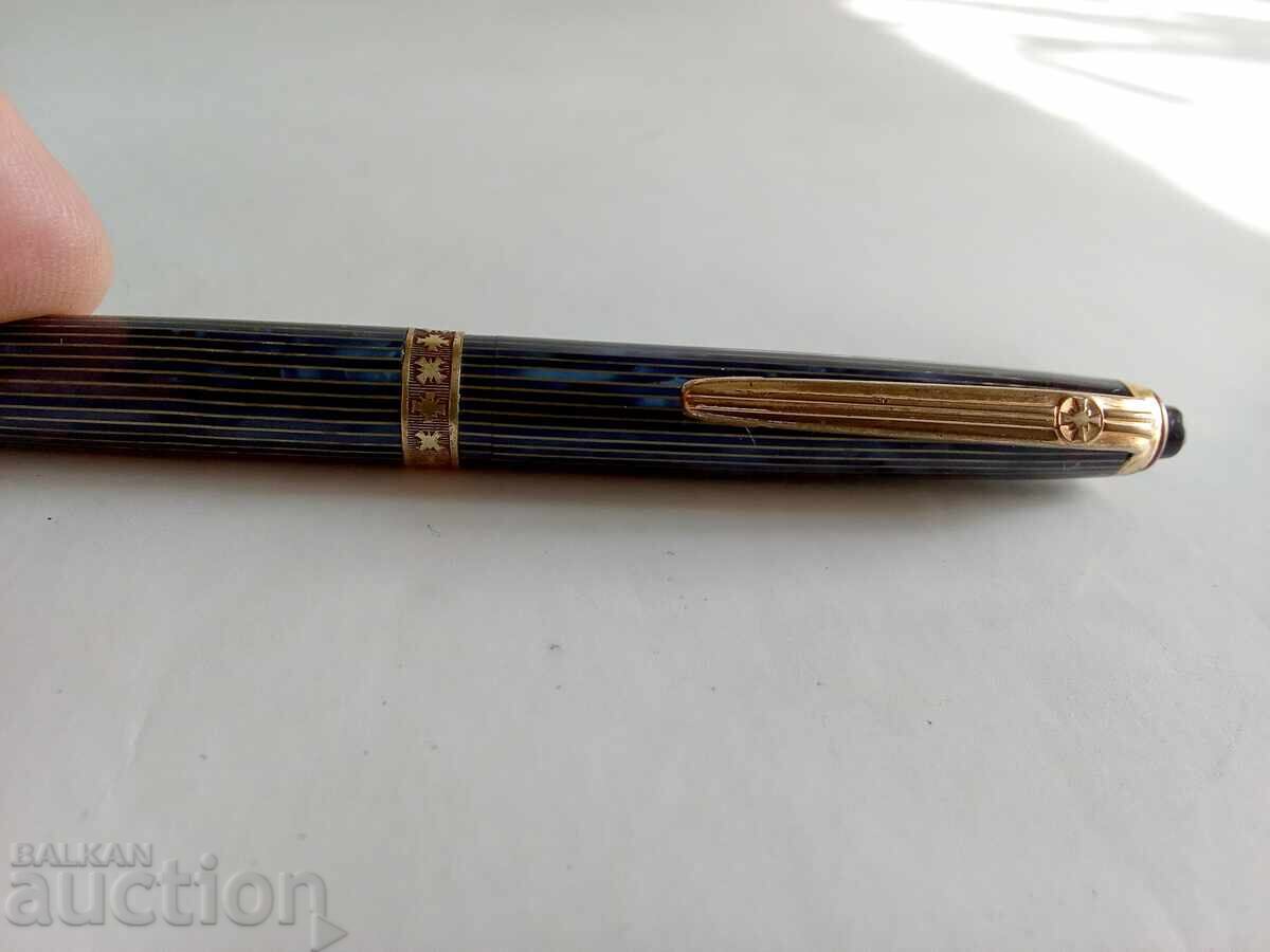 ΣΤΥΛΟ ΔΙΑΡΚΕΙΑΣ 1950 DIPLOMAT ΑΠΟ ΠΡΑΣΙΝΟ-ΜΠΛΕ ΡΕΤΙΝΕ - 6