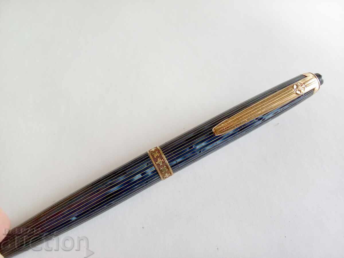 ΣΤΥΛΟ ΔΙΑΡΚΕΙΑΣ 1950 DIPLOMAT ΑΠΟ ΠΡΑΣΙΝΟ-ΜΠΛΕ ΡΕΤΙΝΕ