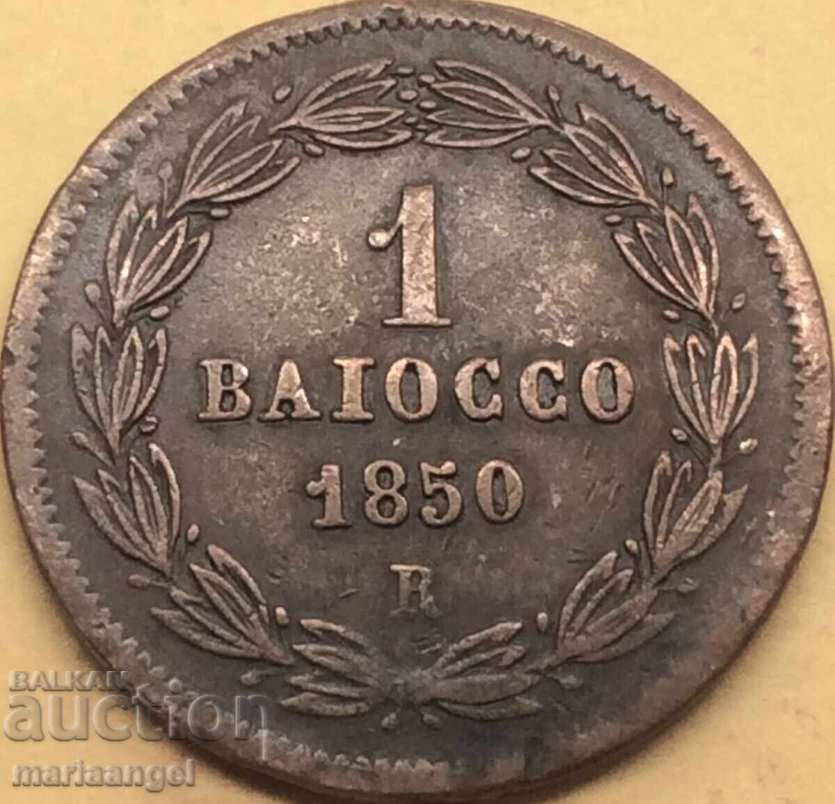 1 baioco 1850 Vatican ROMA 30mm bronz 2 - 5 1 baioco 1850 Vatican ROMA 30mm bronz 2 - 5