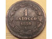 1 baĭoko 1850 Βατικανό Ρώμη 30 χιλ. χαλκός 2