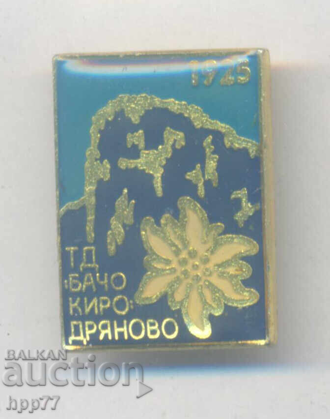 Рядък туристически знак ТД Бачо Киро Дряново