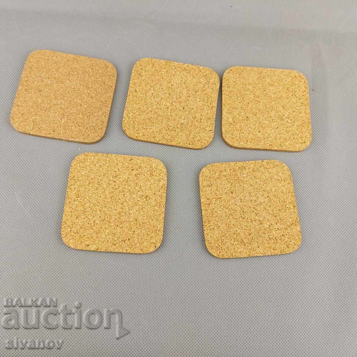 Starter set of 5 square Edinburgh coasters #2971 - 6