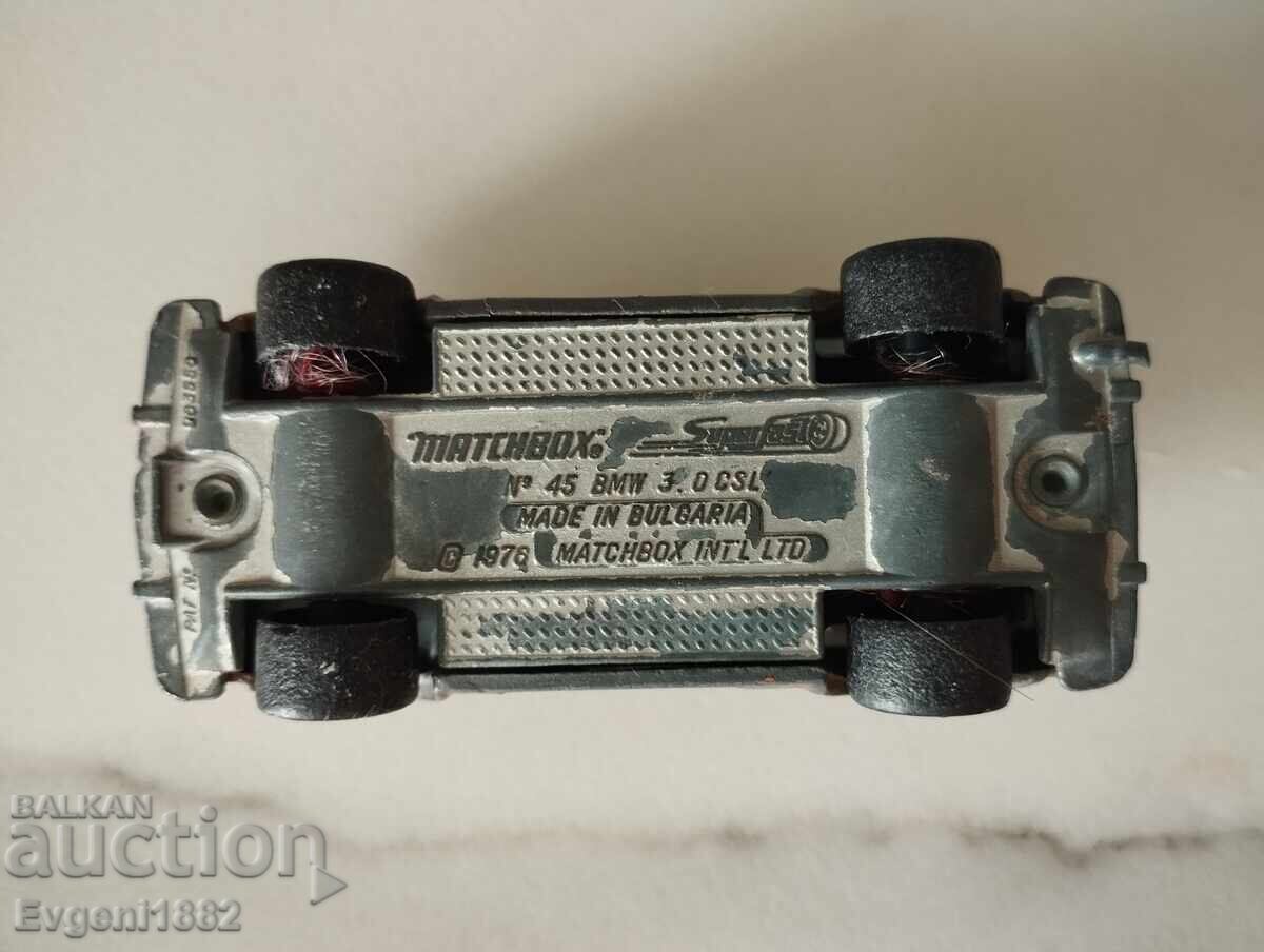 BMW 3.0 CSL Matchbox made in Bulgaria Matchbox Trolley - 7 BMW 3.0 CSL Matchbox made in Bulgaria Matchbox Trolley - 7