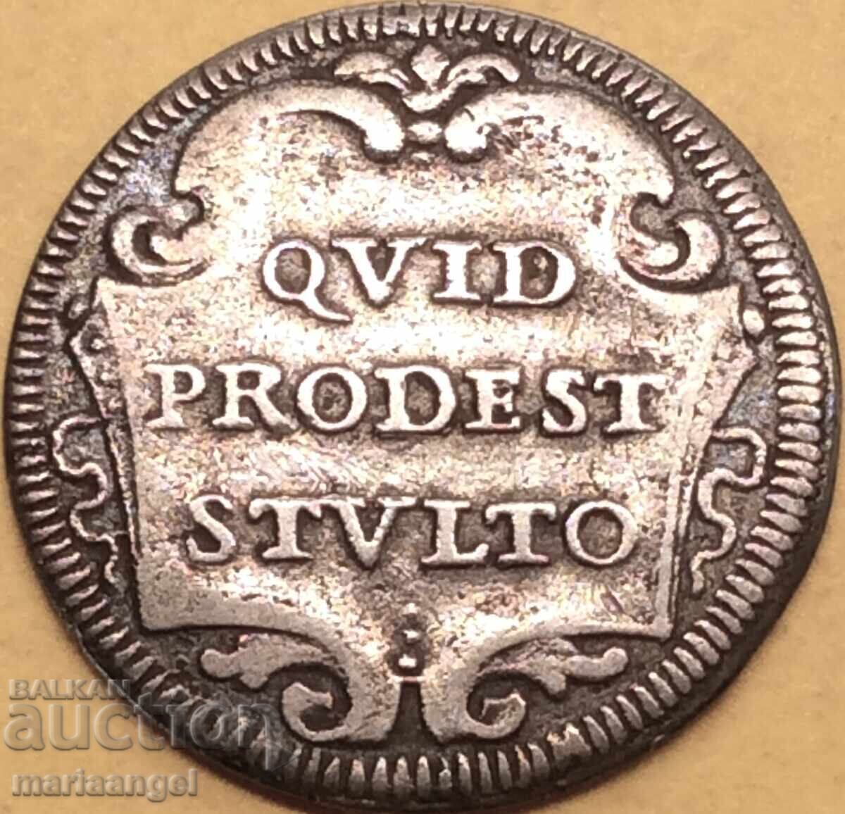 Vatican grosso Innocent XI ROME silver - rare