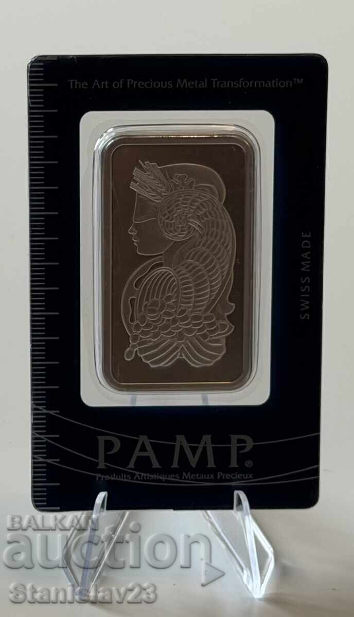Auction  Silver bar Pamp Fortuna 1 oz