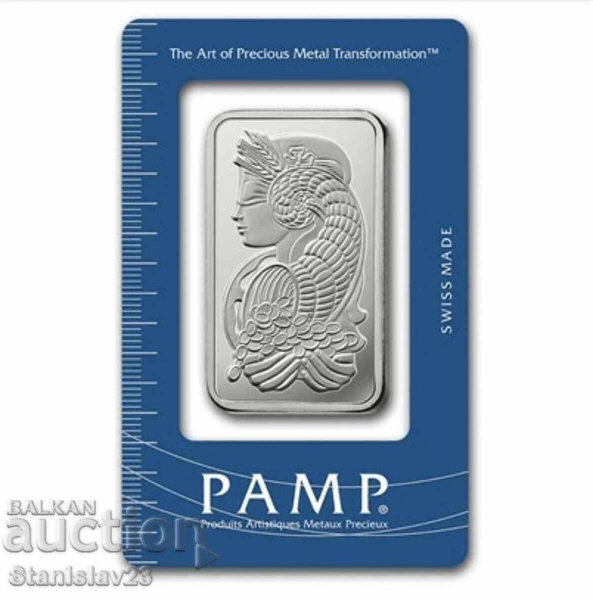 Silver bar Pamp Fortuna 1 oz