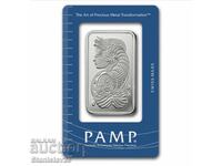 Ασημένια ράβδος Pamp Fortuna 1 oz