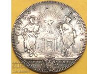 Βατικανό Τεστόν 1761 Κλήμης XIII Άγιοι Πέτρος και Ανδρέας ασήμι