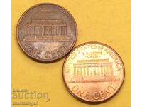 Set USA 1 cent 1981 + 1 cent 2003