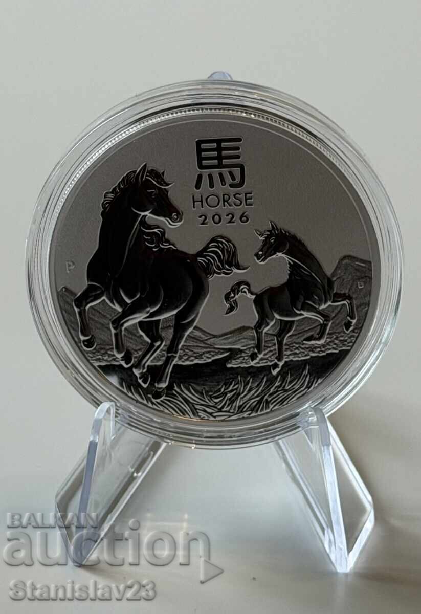 Licitație Monedă de argint ,,Anul Calului'' 2026 Licitație Monedă de argint ,,Anul Calului'' 2026