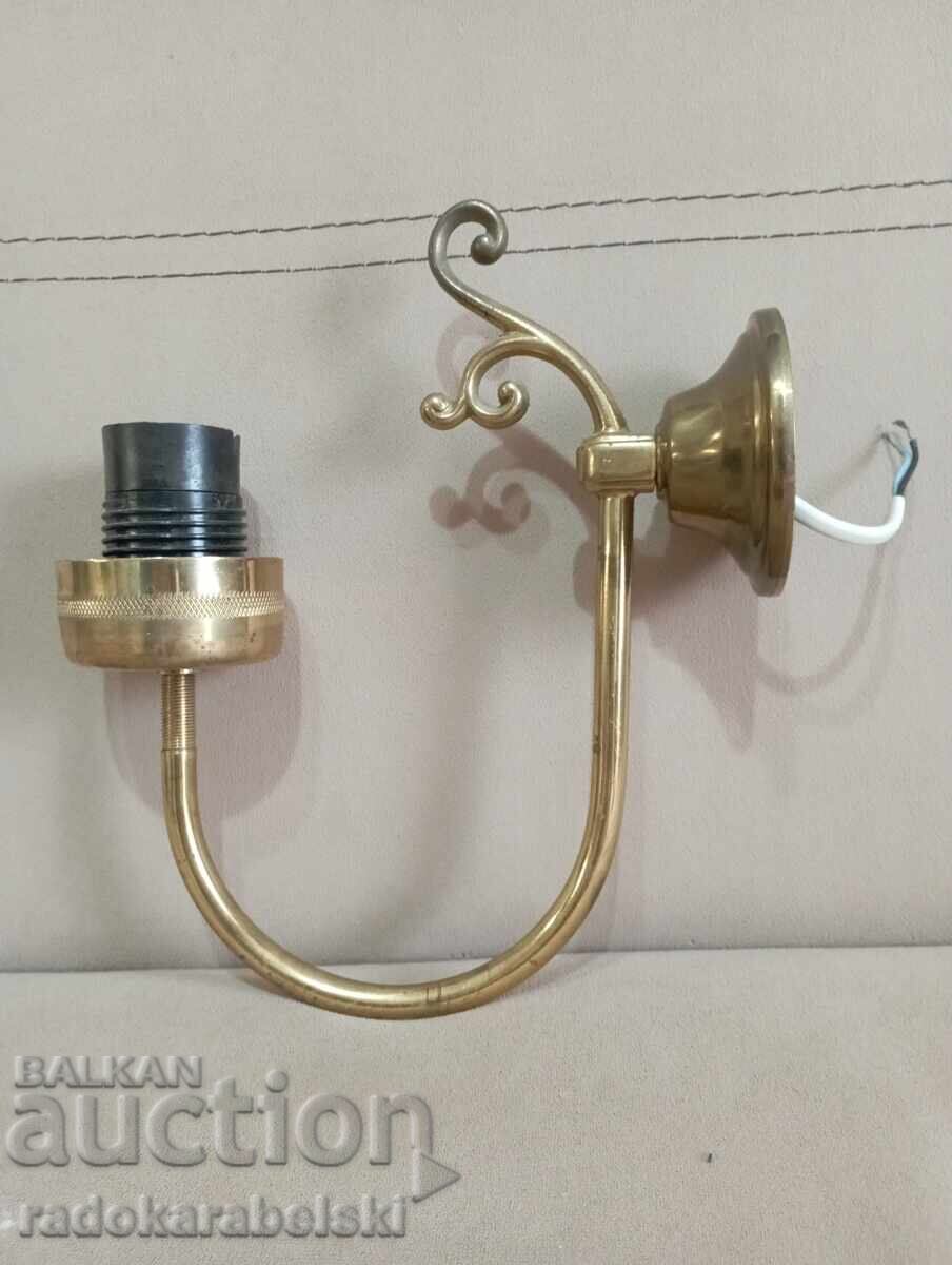 Two brass wall sconces with price 19.90 BGN | € 10.17 Two brass wall sconces with price 19.90 BGN | € 10.17
