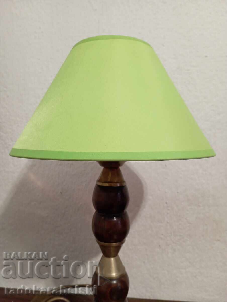 Δημοπρασία Παλιά όμορφη λάμπα με πράσινο αμπαζούρ