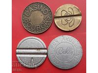 Tokens-Παρτίδα 4 τεμάχια