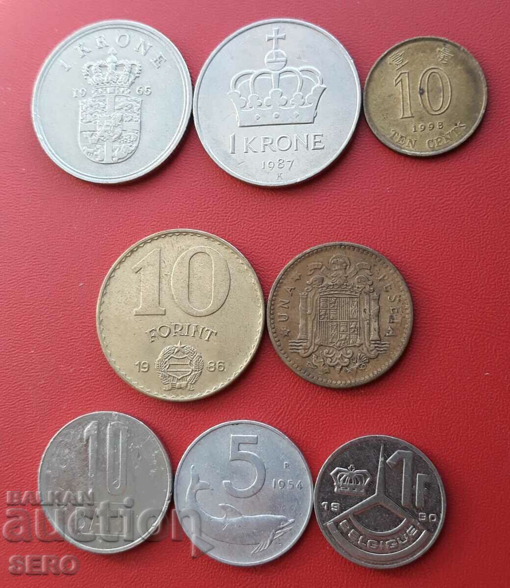 Mixed lot of 8 coins Mixed lot of 8 coins