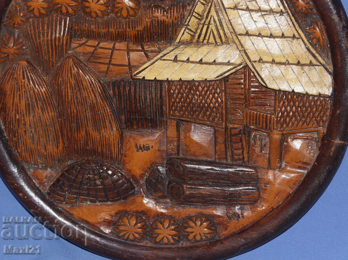 Delivery of Decorative handmade wooden panel, landscape