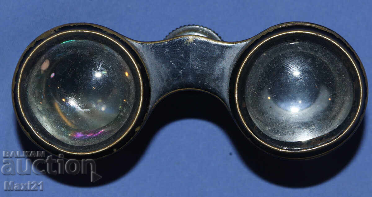Auction  Old Italian Brass Binoculars