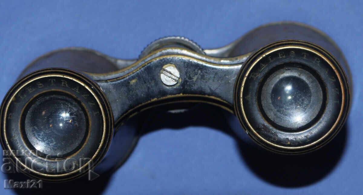 Old Italian Brass Binoculars - 7