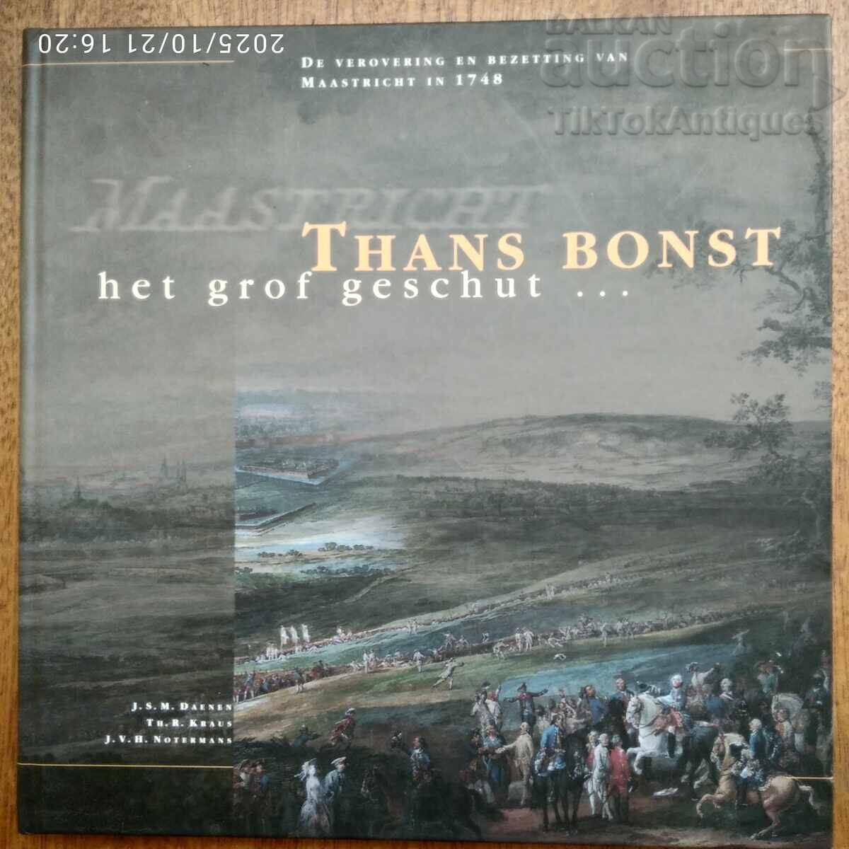 Βιβλίο για την πολιορκία του Μάαστριχτ από τους Γάλλους το 1748