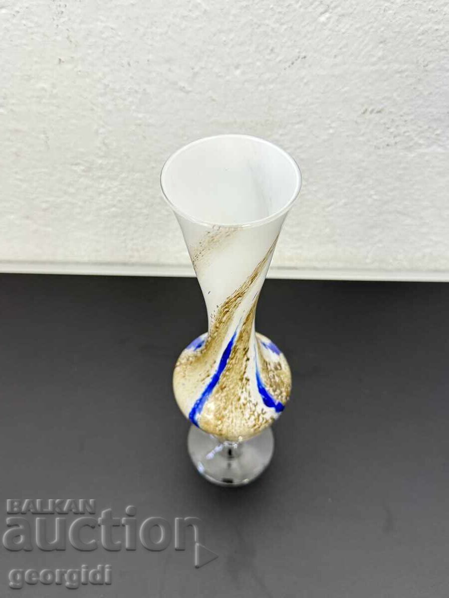 Κομψό γυάλινο βάζο "Veteria di Borgonovo". №7530 - 5 Κομψό γυάλινο βάζο "Veteria di Borgonovo". №7530 - 5