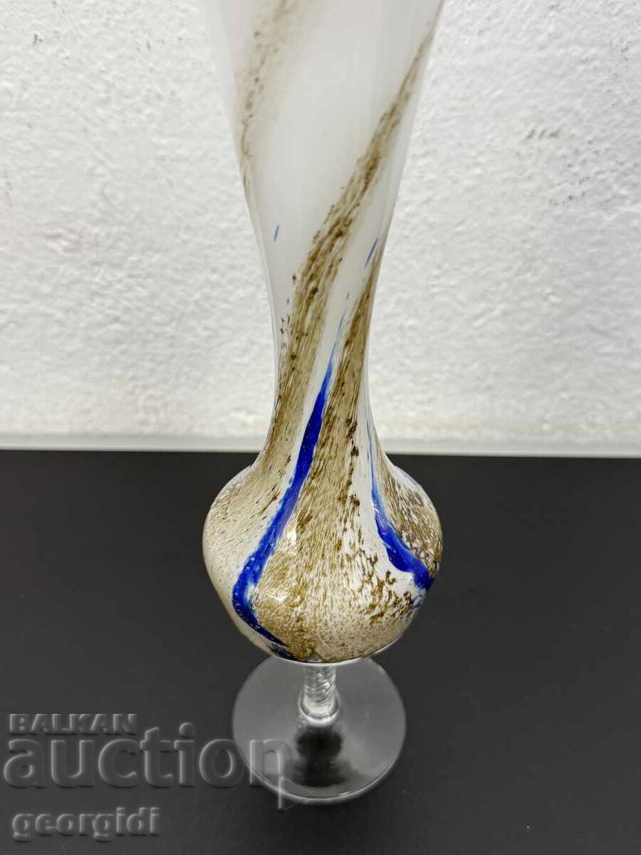 Κομψό γυάλινο βάζο "Veteria di Borgonovo". №7530 - 6 Κομψό γυάλινο βάζο "Veteria di Borgonovo". №7530 - 6