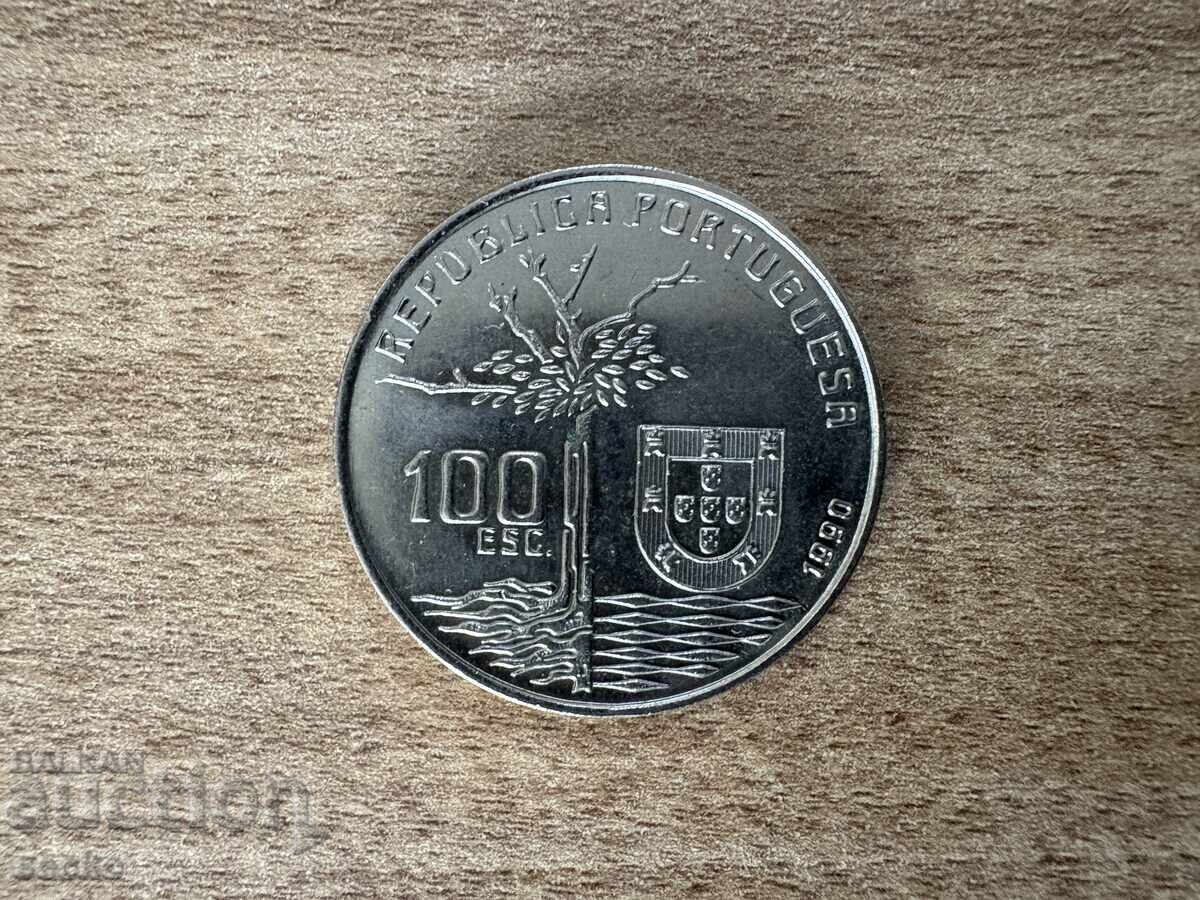 Πορτογαλία - 100 εσκούδος (1990) - 100 έτη από τον θάνατο του Πορτογαλία - 100 εσκούδος (1990) - 100 έτη από τον θάνατο του