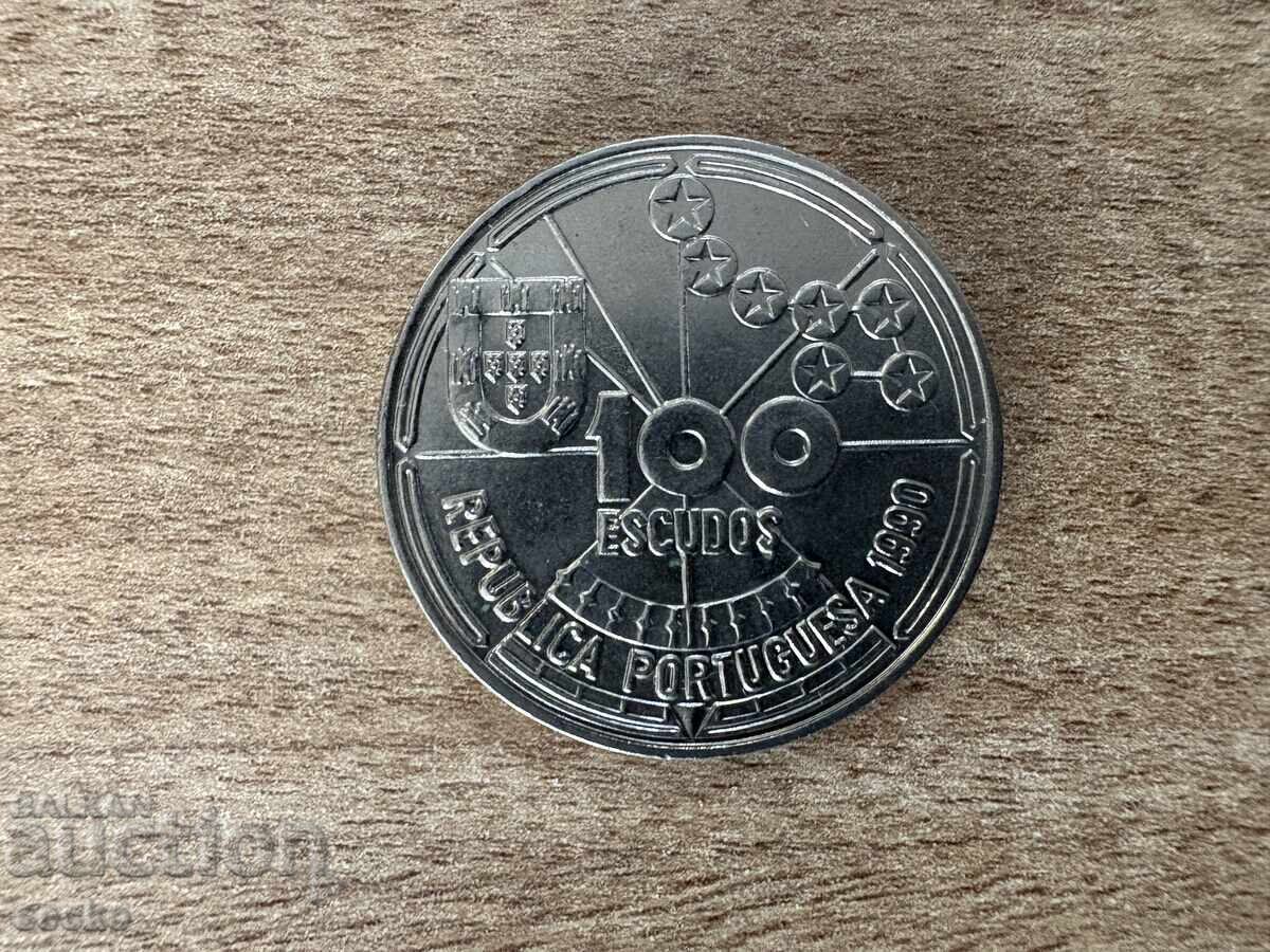 Πορτογαλία - 100 εσκούδος (1990) - Χρυσή εποχή των ανακαλύψεων Πορτογαλία - 100 εσκούδος (1990) - Χρυσή εποχή των ανακαλύψεων
