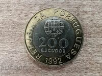 Πορτογαλία - 200 εσκούδος (1992)