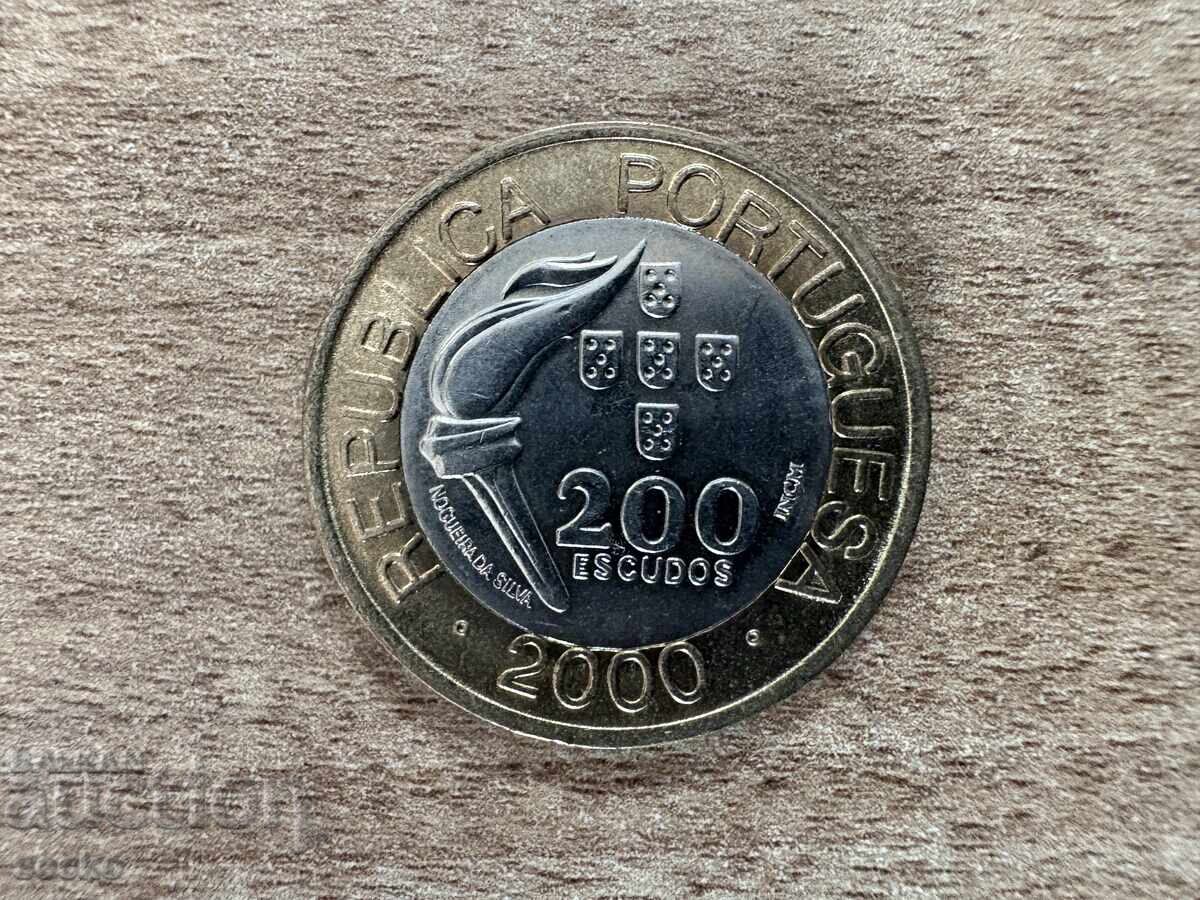 Πορτογαλία - 200 εσκούδος (2000) - XXVII Θερινοί Ολυμπιακοί Αγώνες